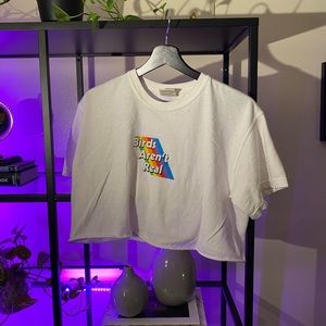 Birds Aren’t Real Cropped Tee